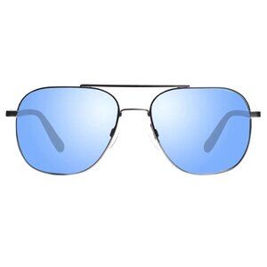 Revo Logan Sunglasses Satin Gunmetal Frame / Blue Water Lens